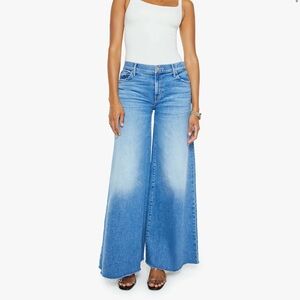MOTHER - The Swisher Sneak Avant Gardner Wide-Leg Jeans